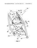 COLLAPSIBLE BABY BOUNCER diagram and image