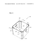 MACHINE AND METHOD FOR FORMING REINFORCED POLYGONAL CONTAINERS FROM BLANKS diagram and image