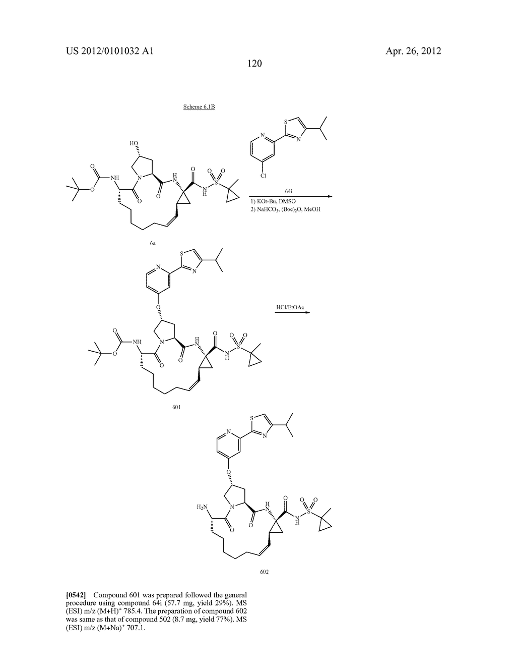 NOVEL MACROCYCLIC INHIBITORS OF HEPATITIS C VIRUS REPLICATION - diagram, schematic, and image 121