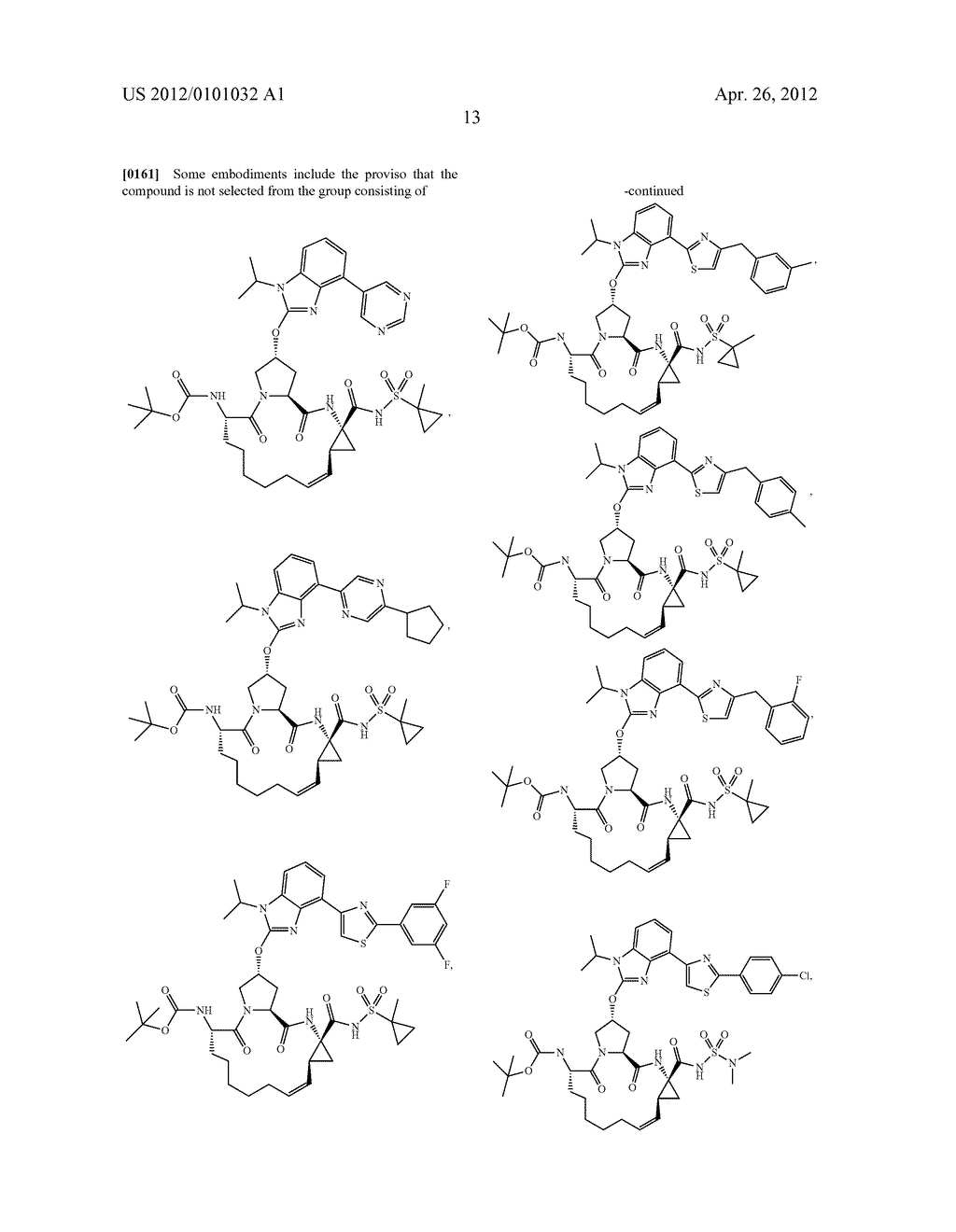 NOVEL MACROCYCLIC INHIBITORS OF HEPATITIS C VIRUS REPLICATION - diagram, schematic, and image 14