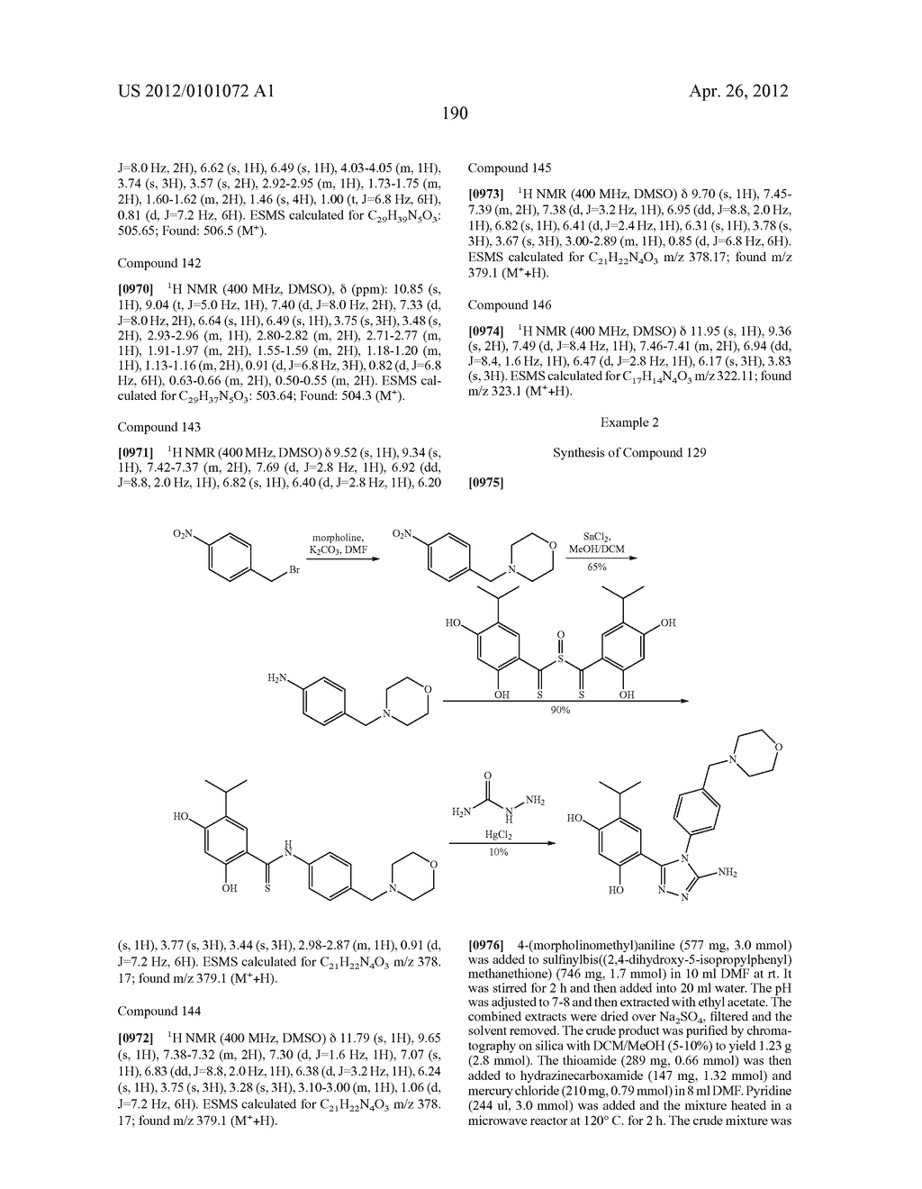 TRIAZOLE COMPOUNDS THAT MODULATE HSP90 ACTIVITY - diagram, schematic, and image 191