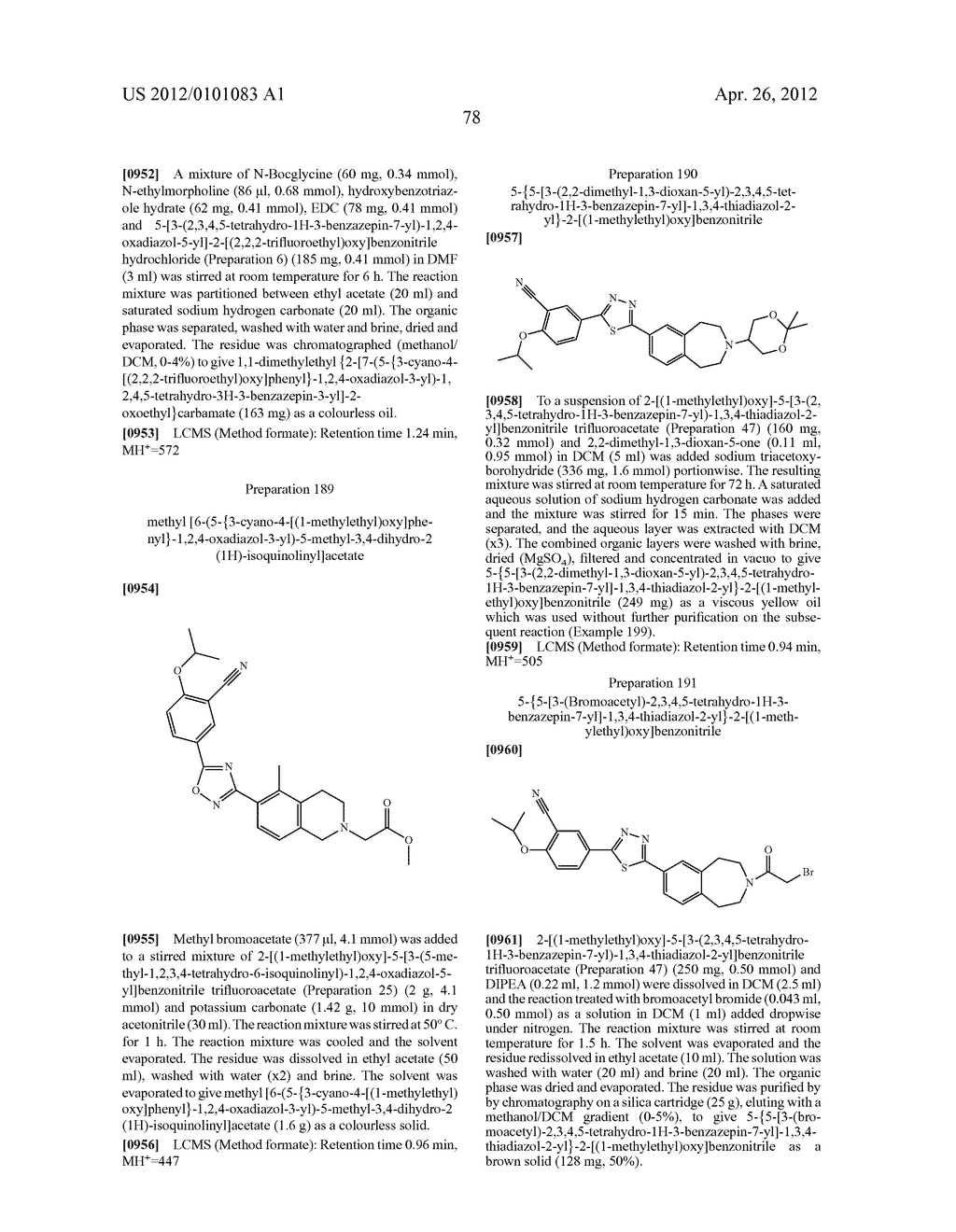 S1P1 AGONISTS COMPRISING A BICYCLIC N-CONTAINING RING - diagram, schematic, and image 79