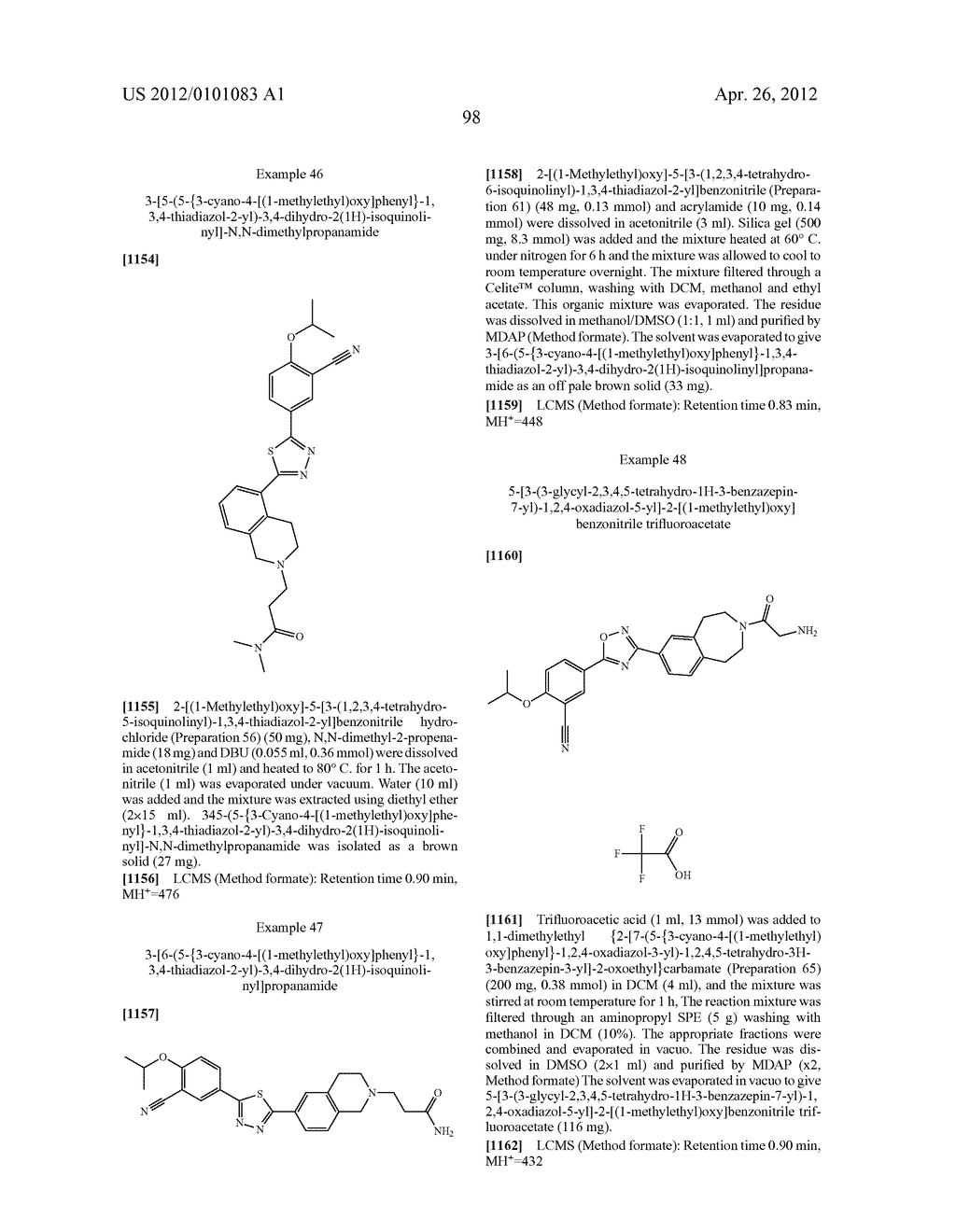 S1P1 AGONISTS COMPRISING A BICYCLIC N-CONTAINING RING - diagram, schematic, and image 99