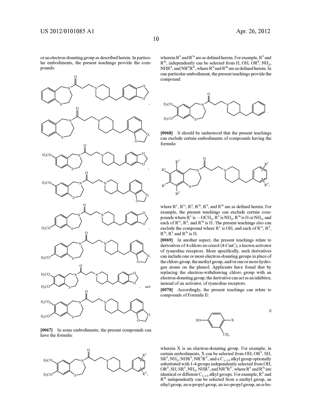 Compounds And Methods For Modulating Activity Of Calcium Release Channels - diagram, schematic, and image 19