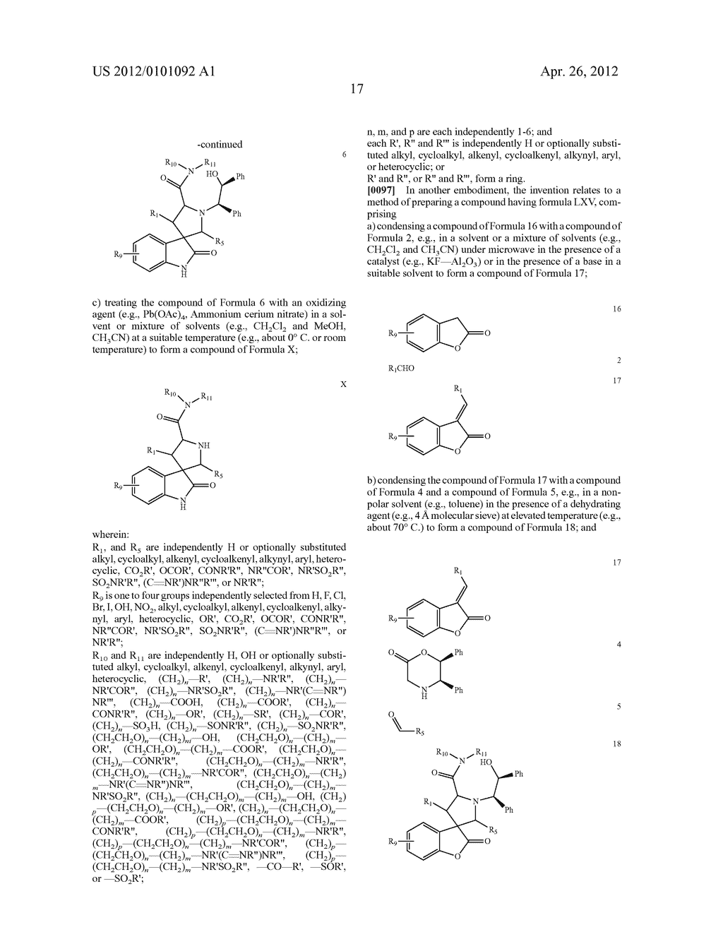 SMALL MOLECULE INHIBITORS OF MDM2 AND THE USES THEREOF - diagram, schematic, and image 38