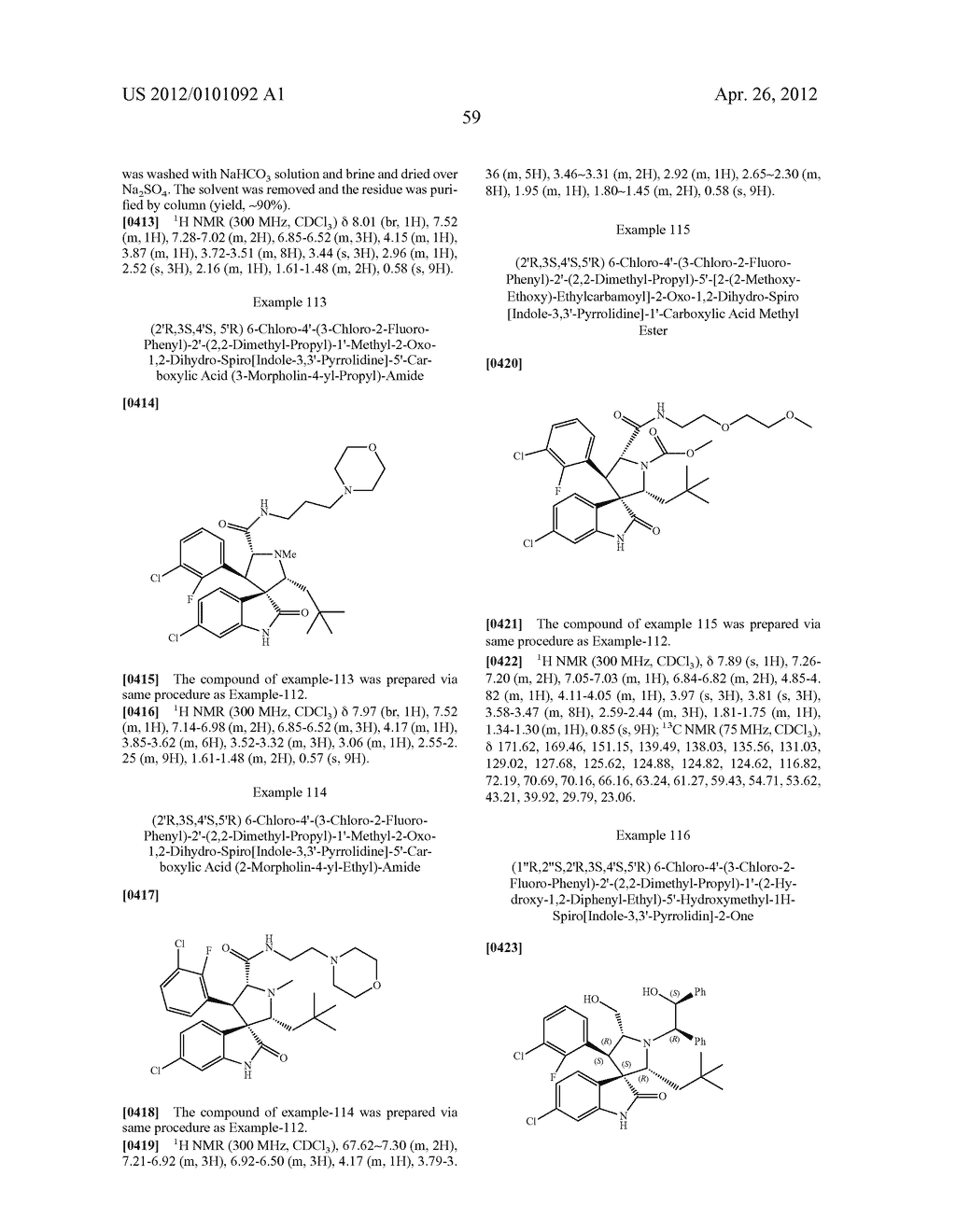 SMALL MOLECULE INHIBITORS OF MDM2 AND THE USES THEREOF - diagram, schematic, and image 80