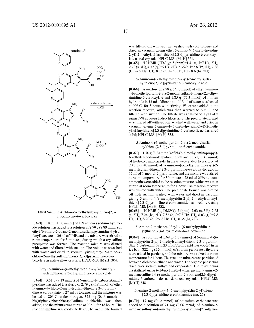 ALKOXY-THIENOPYRIMIDINES AS TGF-BETA RECEPTOR KINASE MODULATORS - diagram, schematic, and image 48