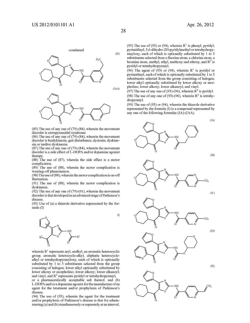 THERAPEUTIC AGENT FOR MOTOR DISORDERS - diagram, schematic, and image 30