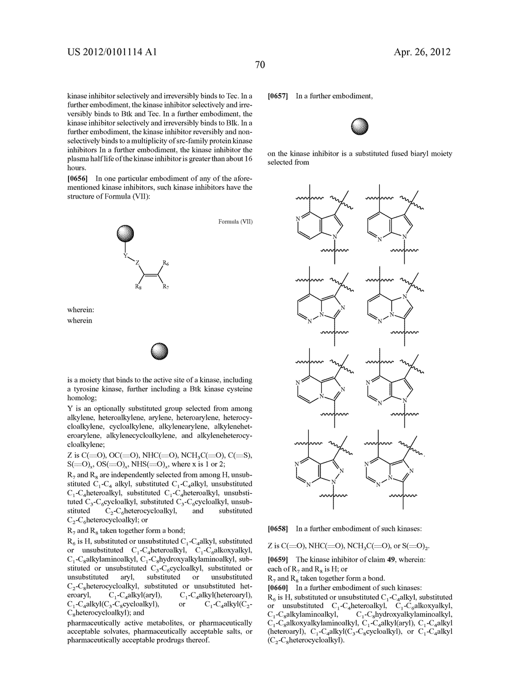INHIBITORS OF BRUTON'S TYROSINE KINASE - diagram, schematic, and image 78