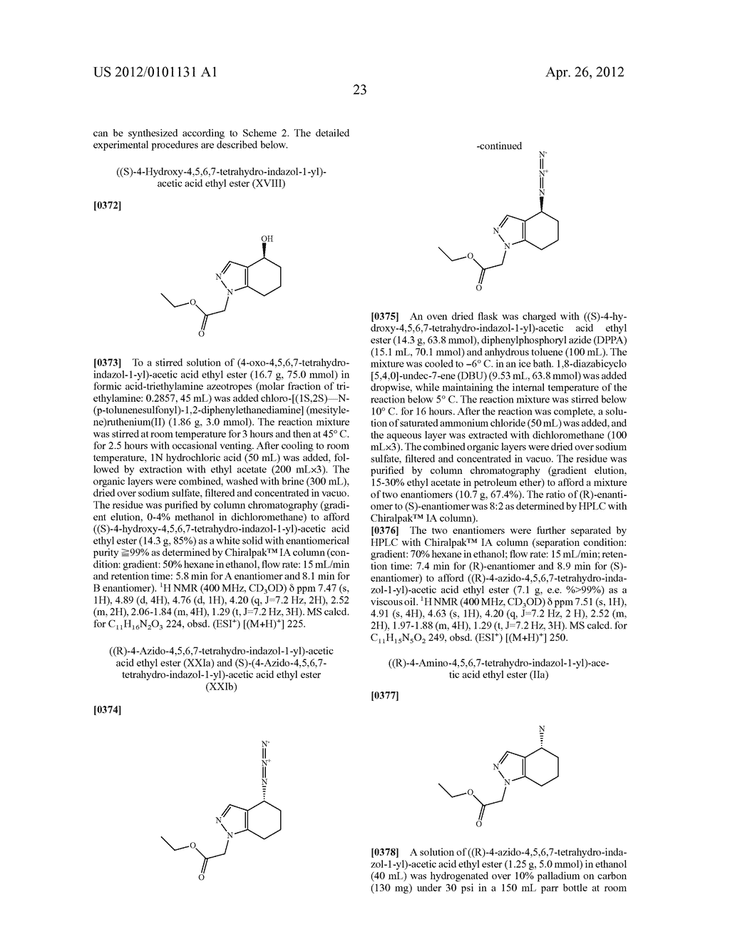 Aminotetrahydroindazoloacetic Acids - diagram, schematic, and image 24