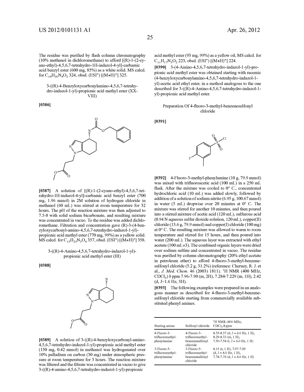 Aminotetrahydroindazoloacetic Acids - diagram, schematic, and image 26