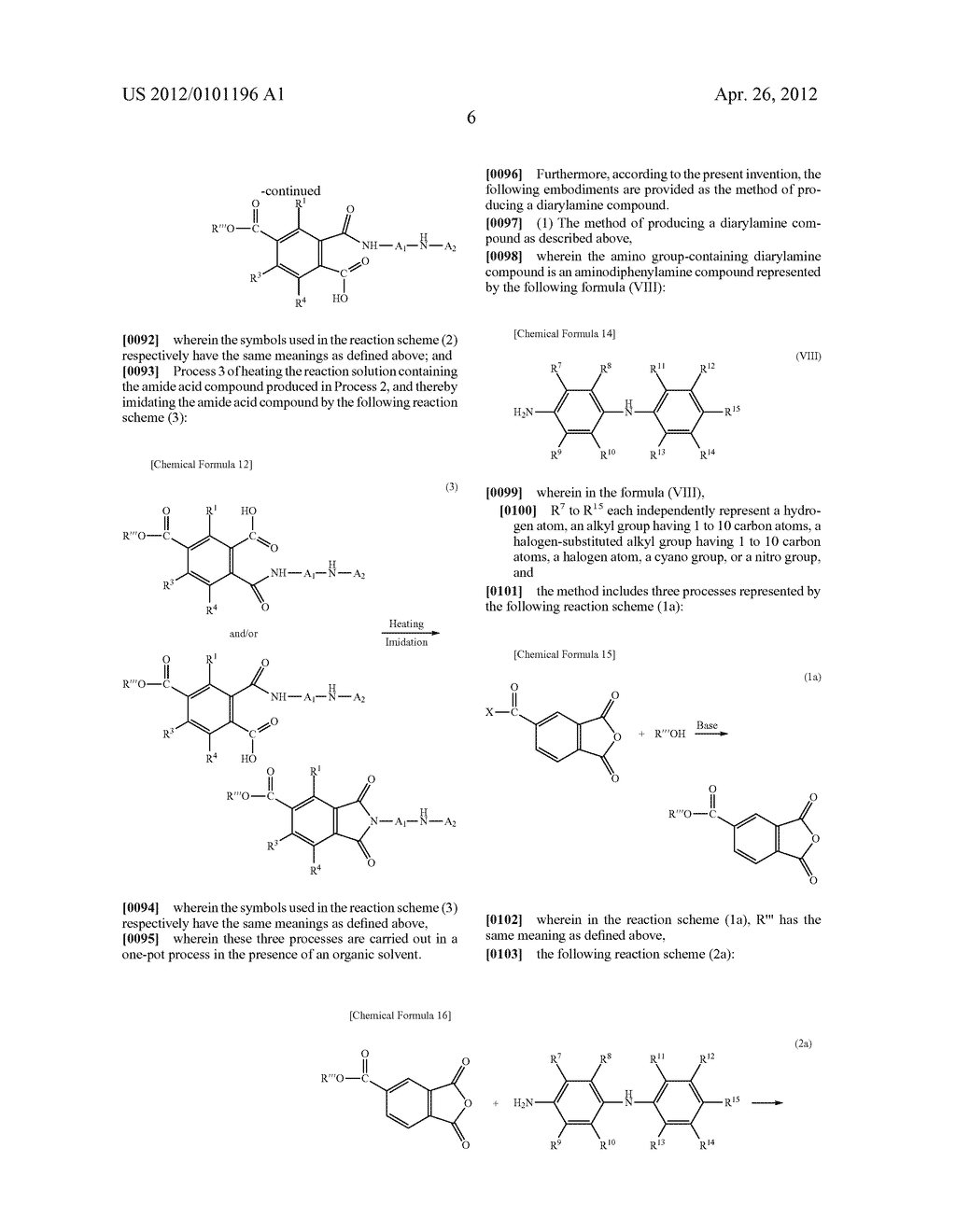 NOVEL DIARYLAMINE COMPOUNDS, AGING INHIBITOR, POLYMER COMPOSITION,     CROSSLINKED RUBBER PRODUCT AND MOLDED ARTICLE OF THE CROSSLINKED PRODUCT,     AND METHOD OF PRODUCING DIARYLAMINE COMPOUND - diagram, schematic, and image 07