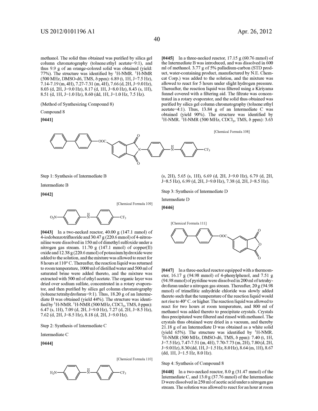 NOVEL DIARYLAMINE COMPOUNDS, AGING INHIBITOR, POLYMER COMPOSITION,     CROSSLINKED RUBBER PRODUCT AND MOLDED ARTICLE OF THE CROSSLINKED PRODUCT,     AND METHOD OF PRODUCING DIARYLAMINE COMPOUND - diagram, schematic, and image 41