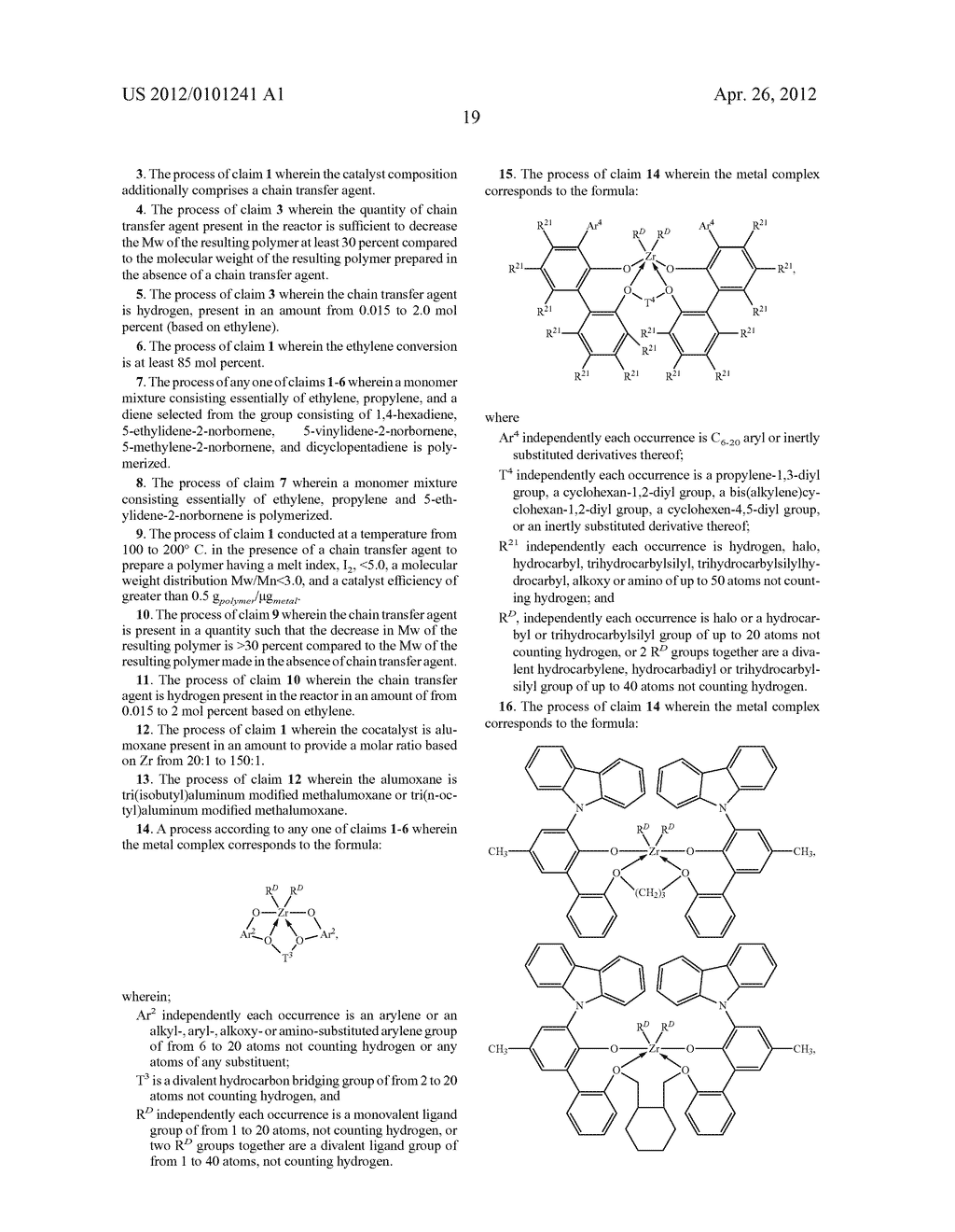 ETHYLENE/a-OLEFIN/DIENE SOLUTION POLYMERIZATION PROCESS AND POLYMER - diagram, schematic, and image 20