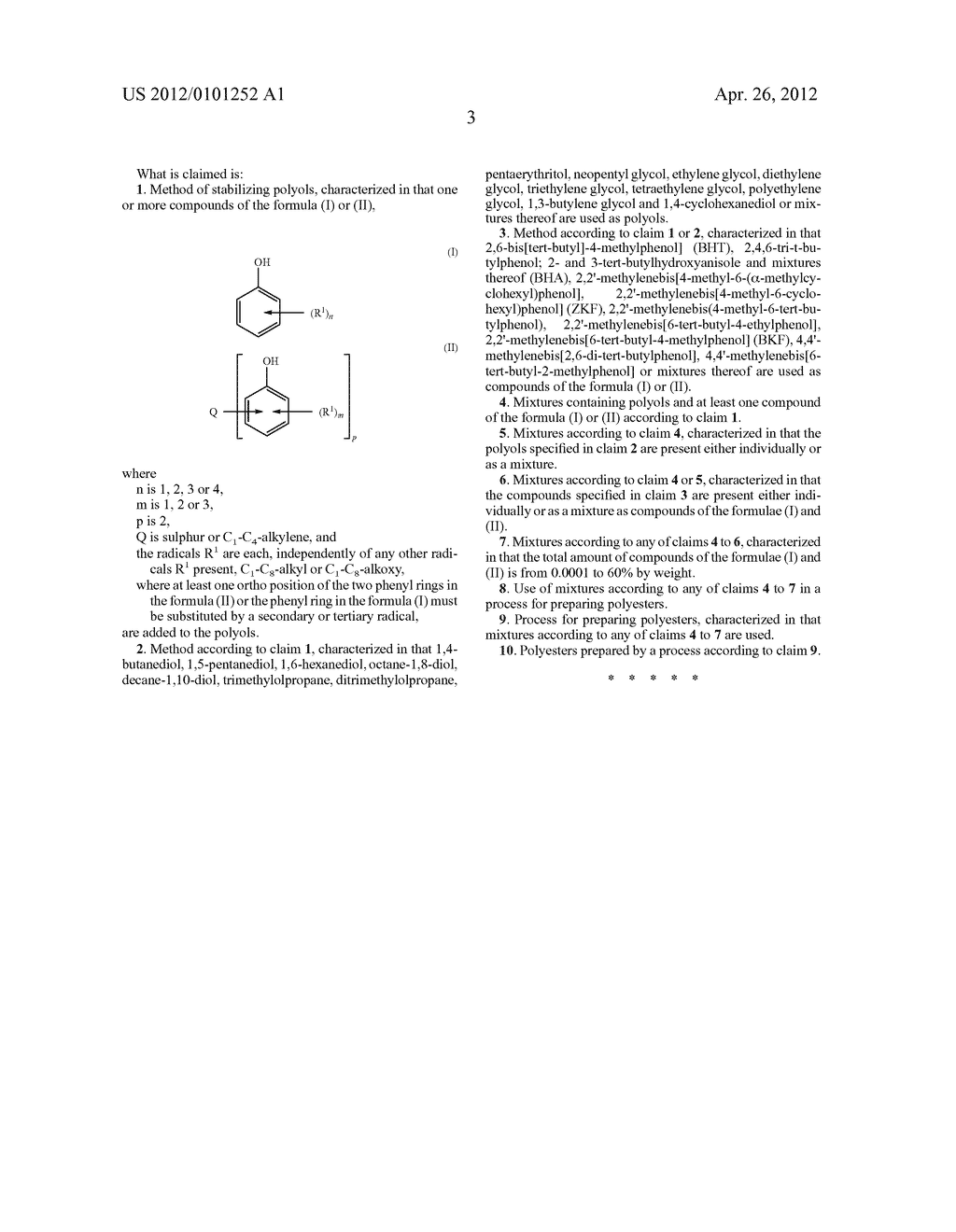 STABILIZATION OF POLYOLS - diagram, schematic, and image 04