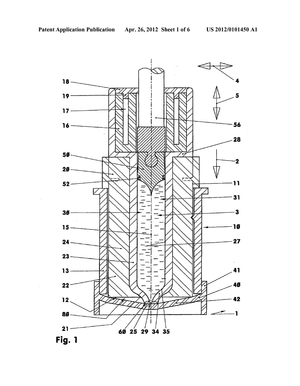 CYLINDER-PISTON UNIT OF A DISPOSABLE INJECTOR HAVING INCREASED OPERATIONAL     SAFETY - diagram, schematic, and image 02