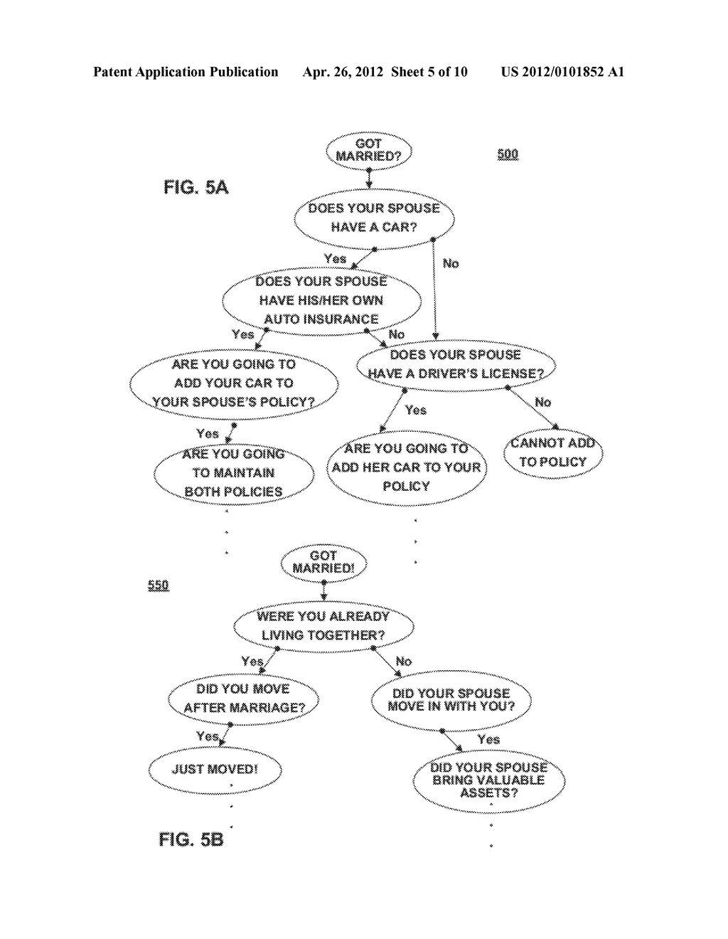 SYSTEM AND METHOD FOR DETERMINING INSURANCE ADJUSTMENTS BASED ON A LIFE     EVENT - diagram, schematic, and image 06