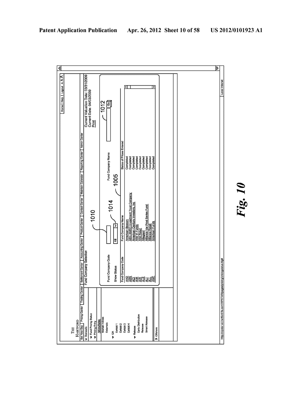 SYSTEM AND METHOD FOR PROCESSING DATA RELATED TO MANAGEMENT OF FINANCIAL     ASSETS - diagram, schematic, and image 11