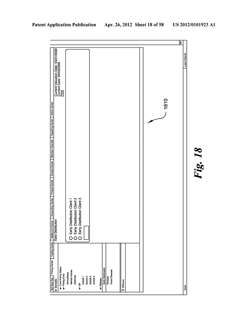 SYSTEM AND METHOD FOR PROCESSING DATA RELATED TO MANAGEMENT OF FINANCIAL     ASSETS - diagram, schematic, and image 19