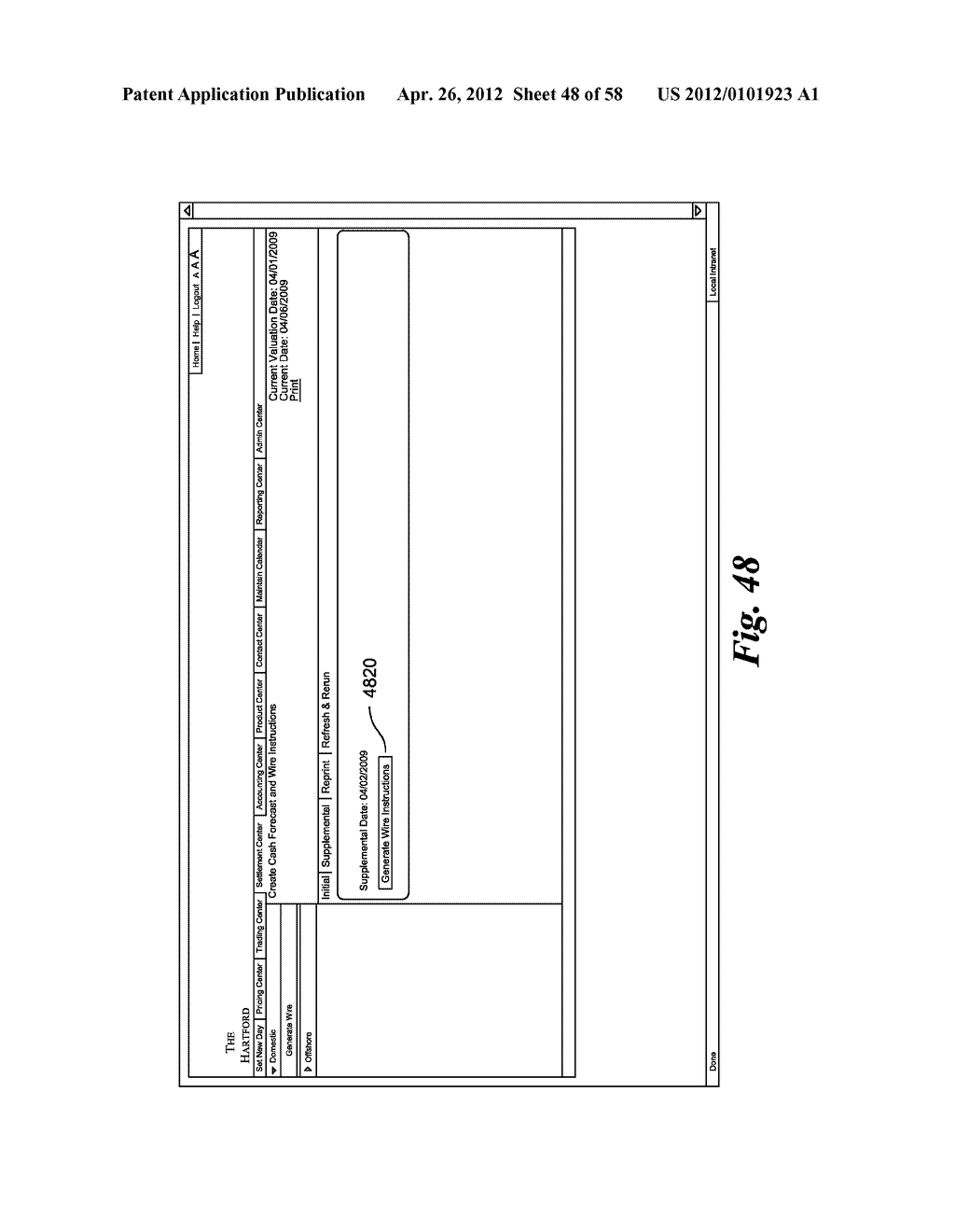 SYSTEM AND METHOD FOR PROCESSING DATA RELATED TO MANAGEMENT OF FINANCIAL     ASSETS - diagram, schematic, and image 49
