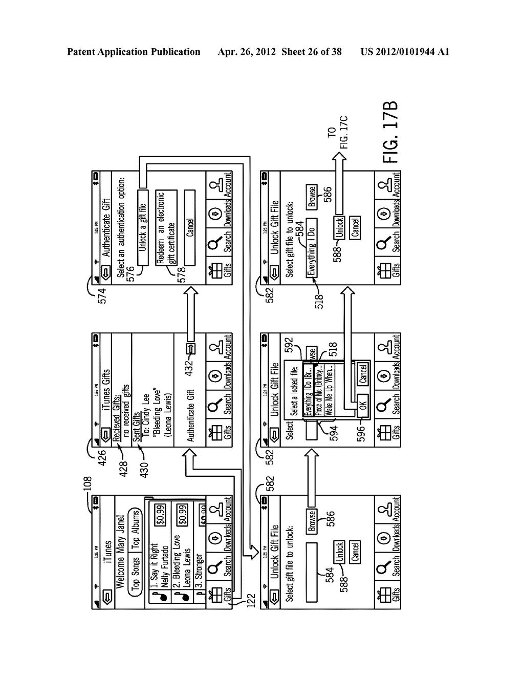 SYSTEM AND METHOD FOR PROCESSING MEDIA GIFTS - diagram, schematic, and image 27