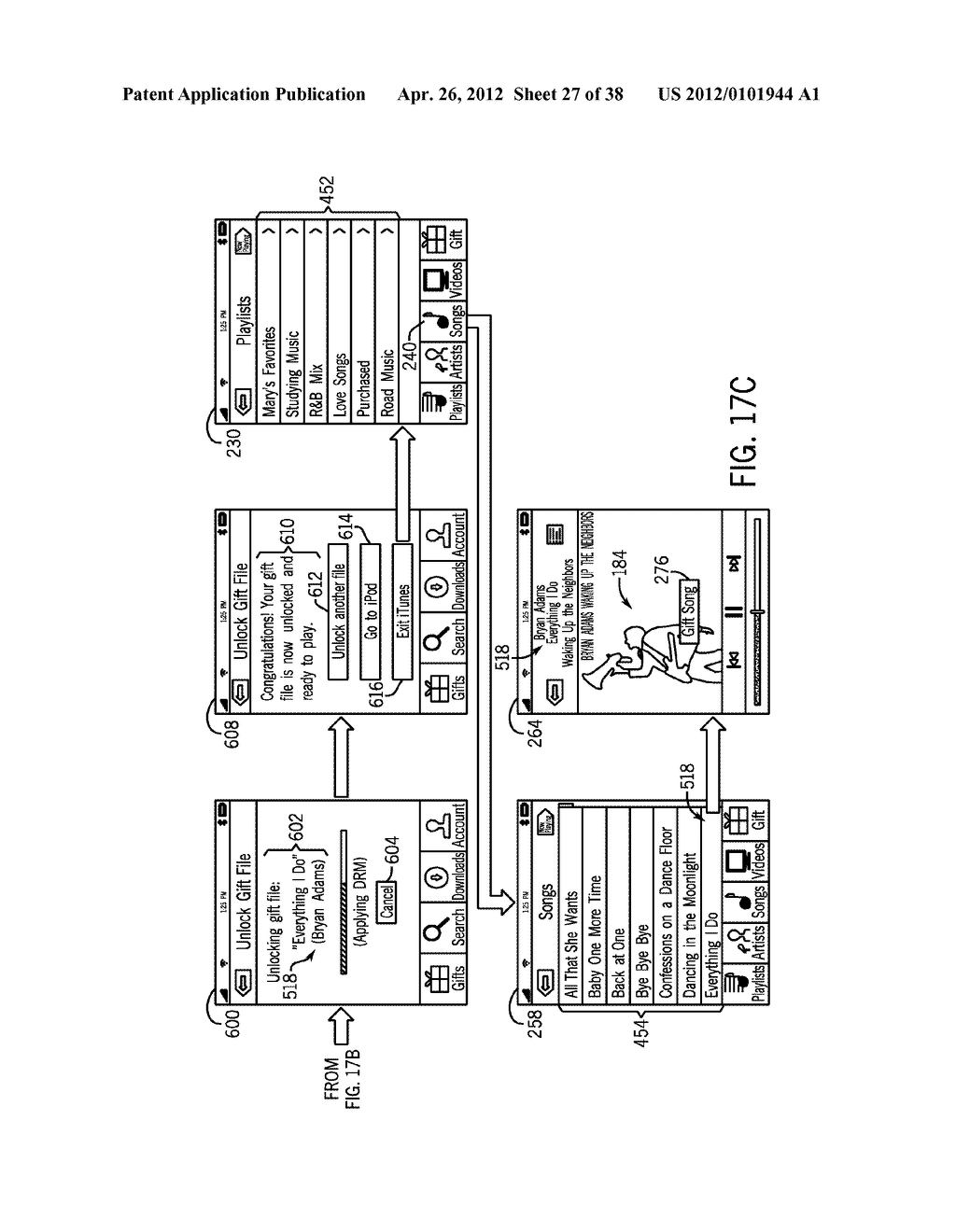 SYSTEM AND METHOD FOR PROCESSING MEDIA GIFTS - diagram, schematic, and image 28