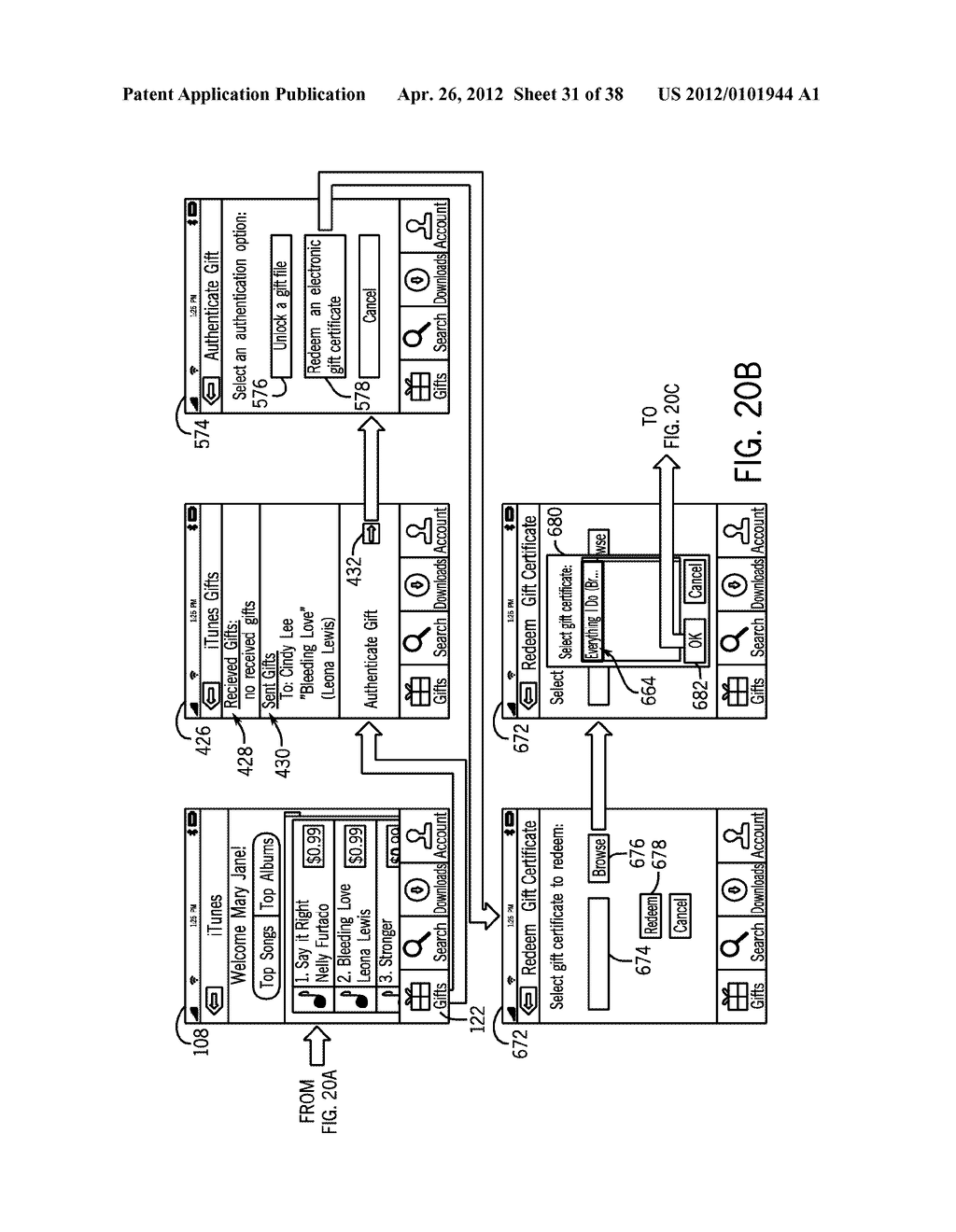 SYSTEM AND METHOD FOR PROCESSING MEDIA GIFTS - diagram, schematic, and image 32