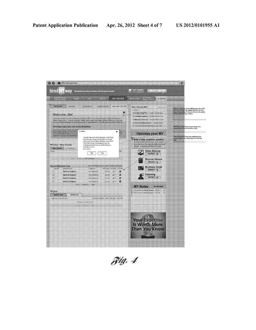 TOKEN-BASED METHOD FOR FACILITATING EMPLOYMENT OVER A COMMUNICATIONS     NETWORK - diagram, schematic, and image 05