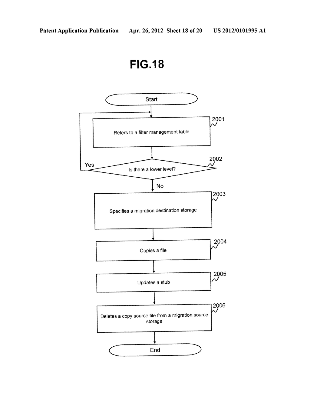 FILE SERVER FOR MIGRATION OF FILE AND METHOD FOR MIGRATING FILE - diagram, schematic, and image 19