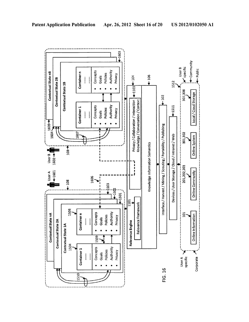 Systems And Methods For Determining Information And Knowledge Relevancy,     Relevent Knowledge Discovery And Interactions, And Knowledge Creation - diagram, schematic, and image 17