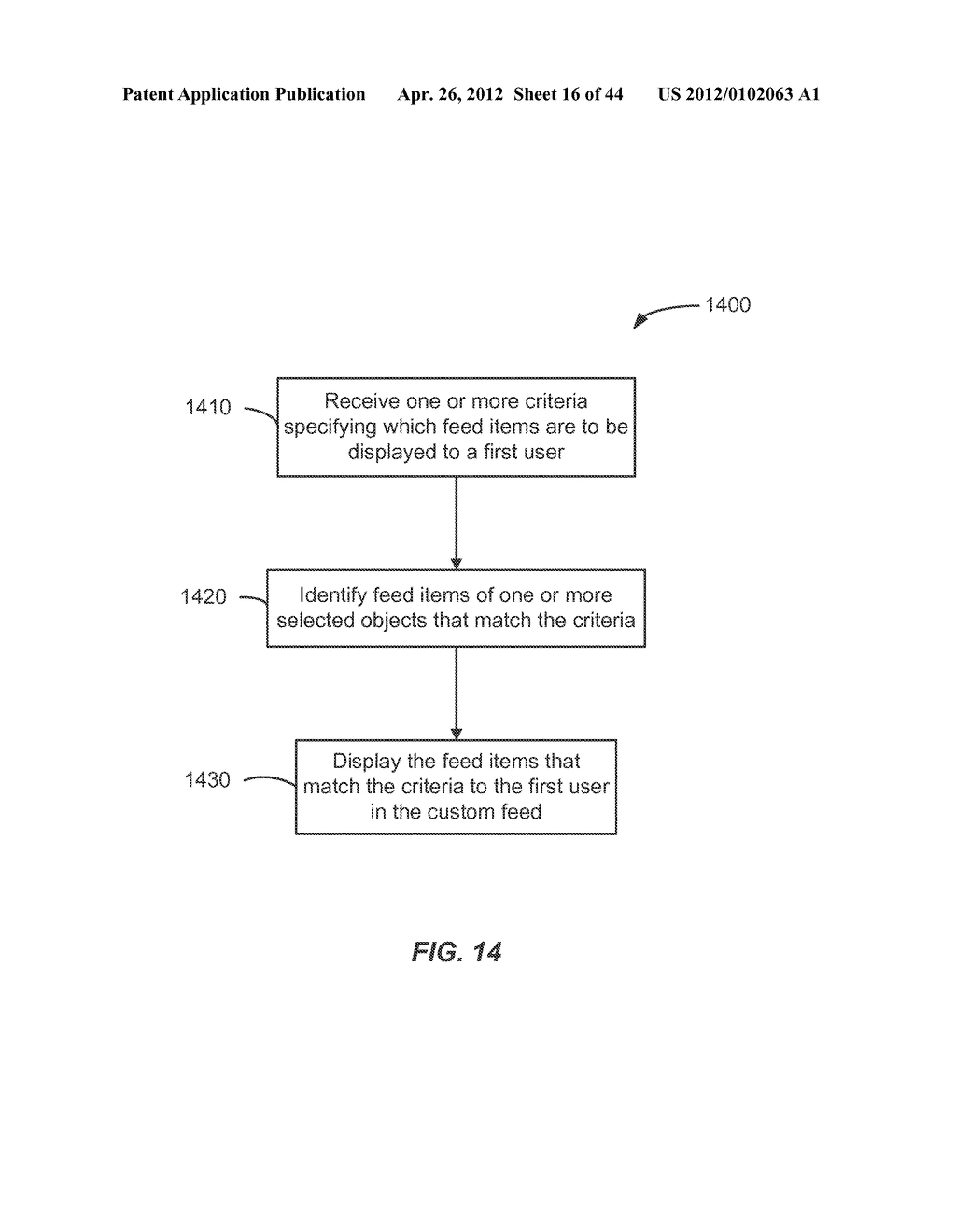 TRIGGERING ACTIONS IN AN INFORMATION FEED SYSTEM - diagram, schematic, and image 17