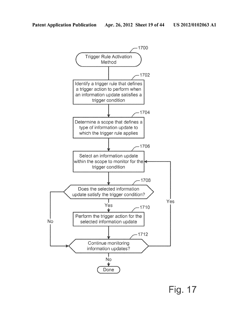 TRIGGERING ACTIONS IN AN INFORMATION FEED SYSTEM - diagram, schematic, and image 20