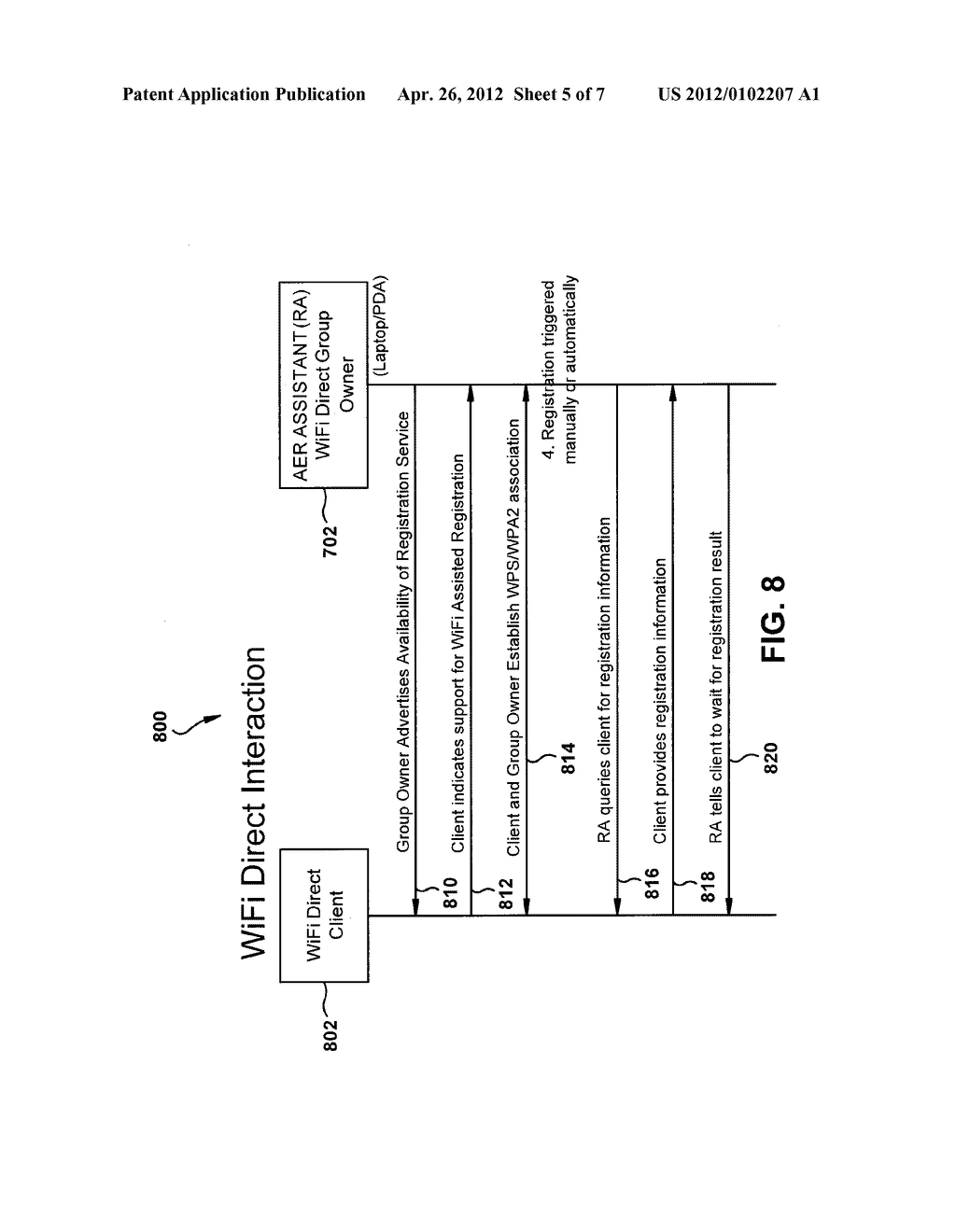 REGISTRATION OF AD-HOC GROUP MEMBERS INTO AN INFRASTRUCTURE NETWORK - diagram, schematic, and image 06