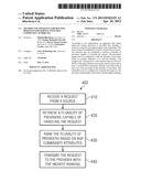 METHOD AND APPARATUS FOR ROUTING REQUESTS FOR SERVICE USING BGP COMMUNITY     ATTRIBUTES diagram and image