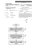 ORDERING A PLURALITY OF WRITE COMMANDS ASSOCIATED WITH A STORAGE DEVICE diagram and image