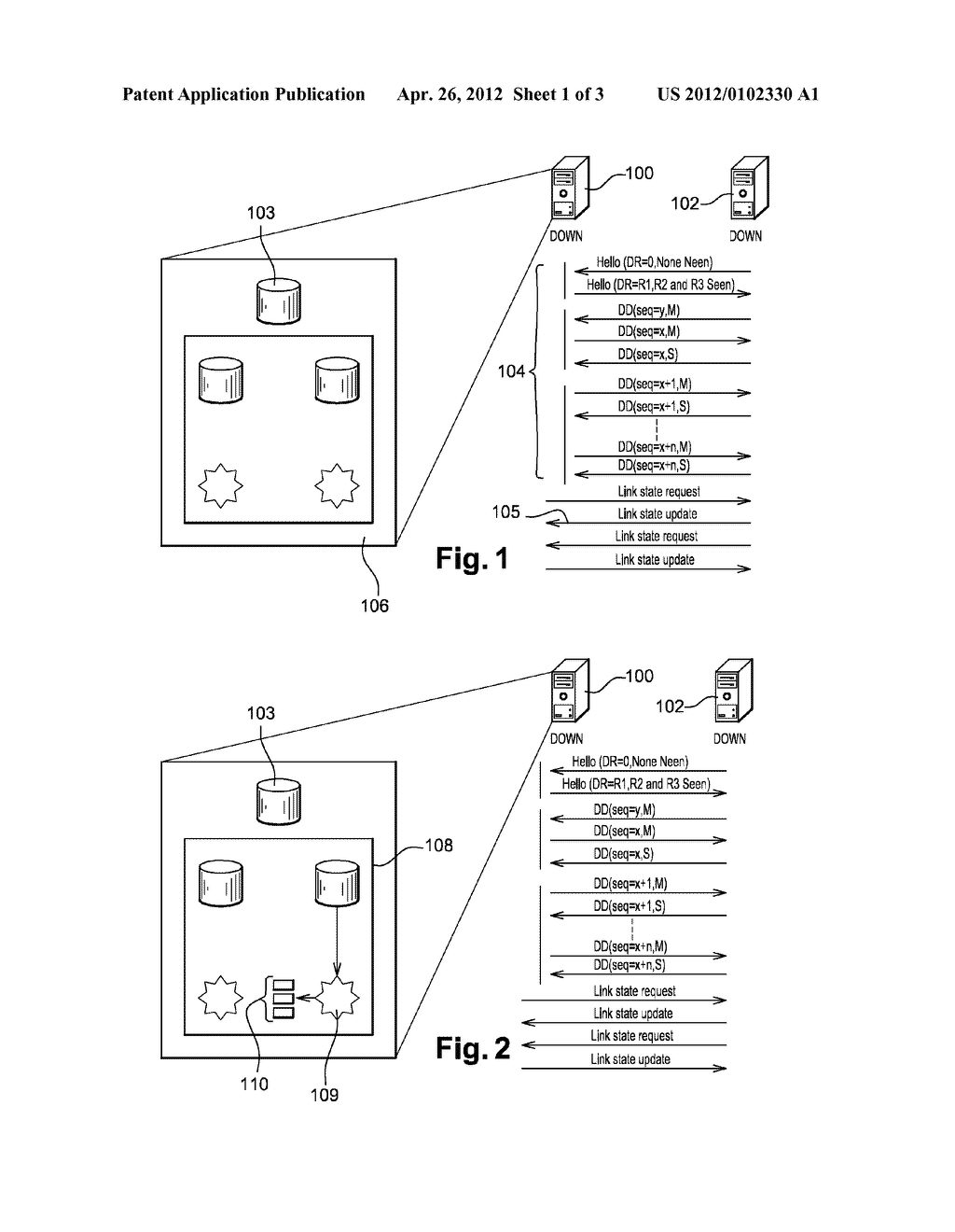METHOD FOR PROTECTING A TELECOMMUNICATION NETWORK AND SECURE ROUTER     IMPLEMENTING SUCH A METHOD - diagram, schematic, and image 02