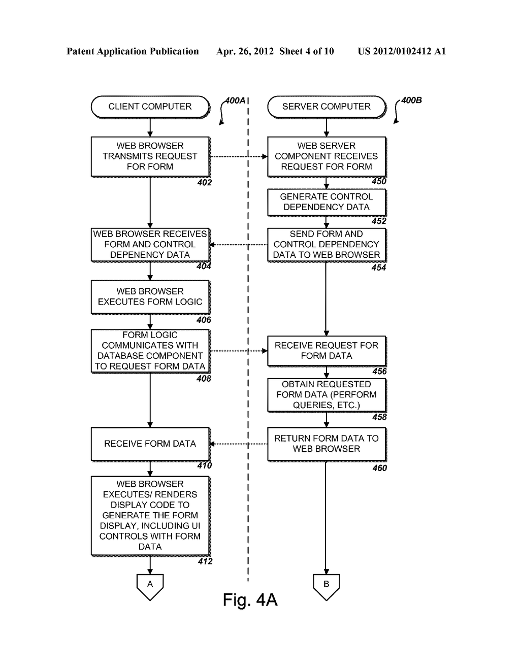 SYNCHRONIZATION OF FORM FIELDS IN A CLIENT-SERVER ENVIRONMENT - diagram, schematic, and image 05