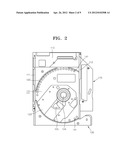 DISK DRIVE INCLUDING A NOISE REDUCTION UNIT AND METHOD OF REDUCING NOISE     BY USING THE DISK DRIVE diagram and image