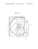 DISK DRIVE INCLUDING A NOISE REDUCTION UNIT AND METHOD OF REDUCING NOISE     BY USING THE DISK DRIVE diagram and image