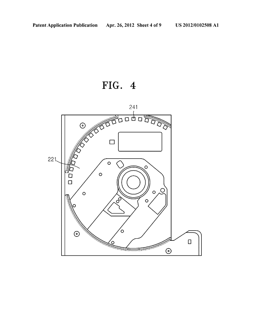 DISK DRIVE INCLUDING A NOISE REDUCTION UNIT AND METHOD OF REDUCING NOISE     BY USING THE DISK DRIVE - diagram, schematic, and image 05