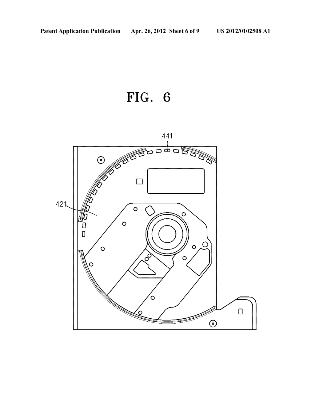 DISK DRIVE INCLUDING A NOISE REDUCTION UNIT AND METHOD OF REDUCING NOISE     BY USING THE DISK DRIVE - diagram, schematic, and image 07