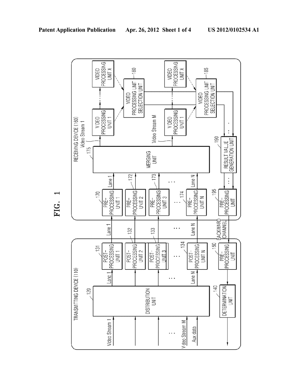 METHOD AND DEVICE FOR TRANSMITTING AND RECEIVING VIDEO STREAM - diagram, schematic, and image 02