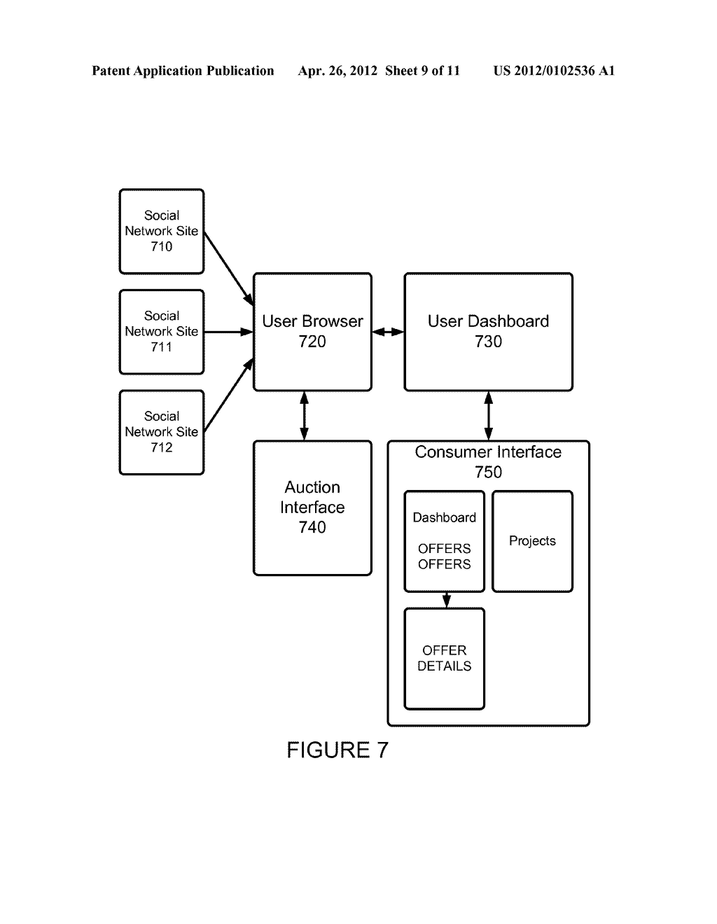 Method and Apparatus for Interaction Between Parties in a Commercial     Transaction - diagram, schematic, and image 10