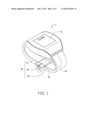 STRAP CONNECTING MEMBER AND ELECTRONIC DEVICE WITH THE STRAP CONNECTING     MEMBER diagram and image