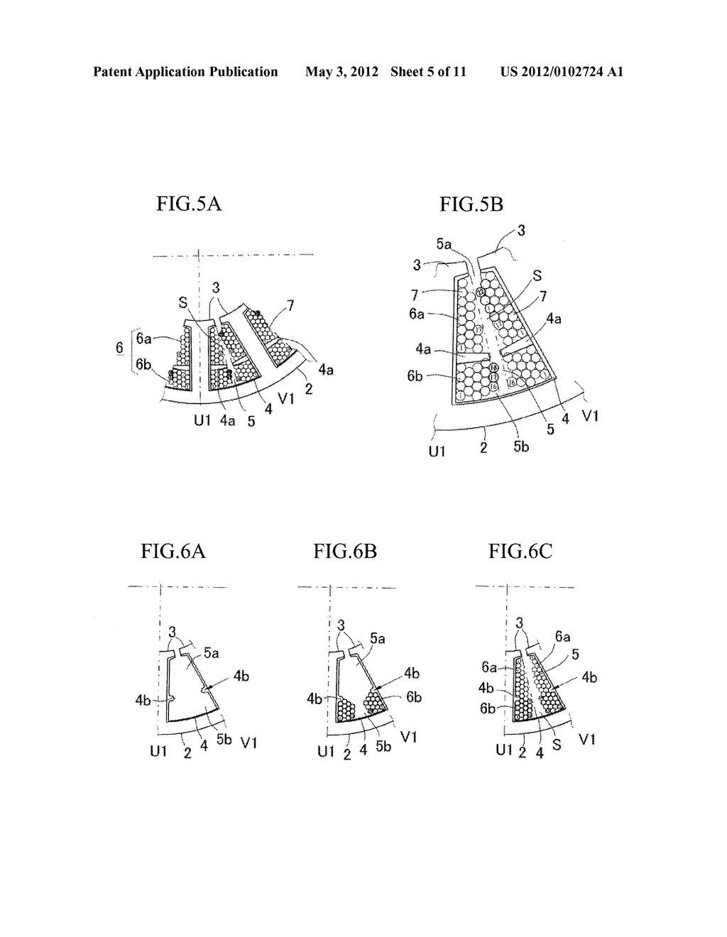 METHOD OF FORMING STATOR COILS OF ELECTRIC MACHINERY - diagram, schematic, and image 06