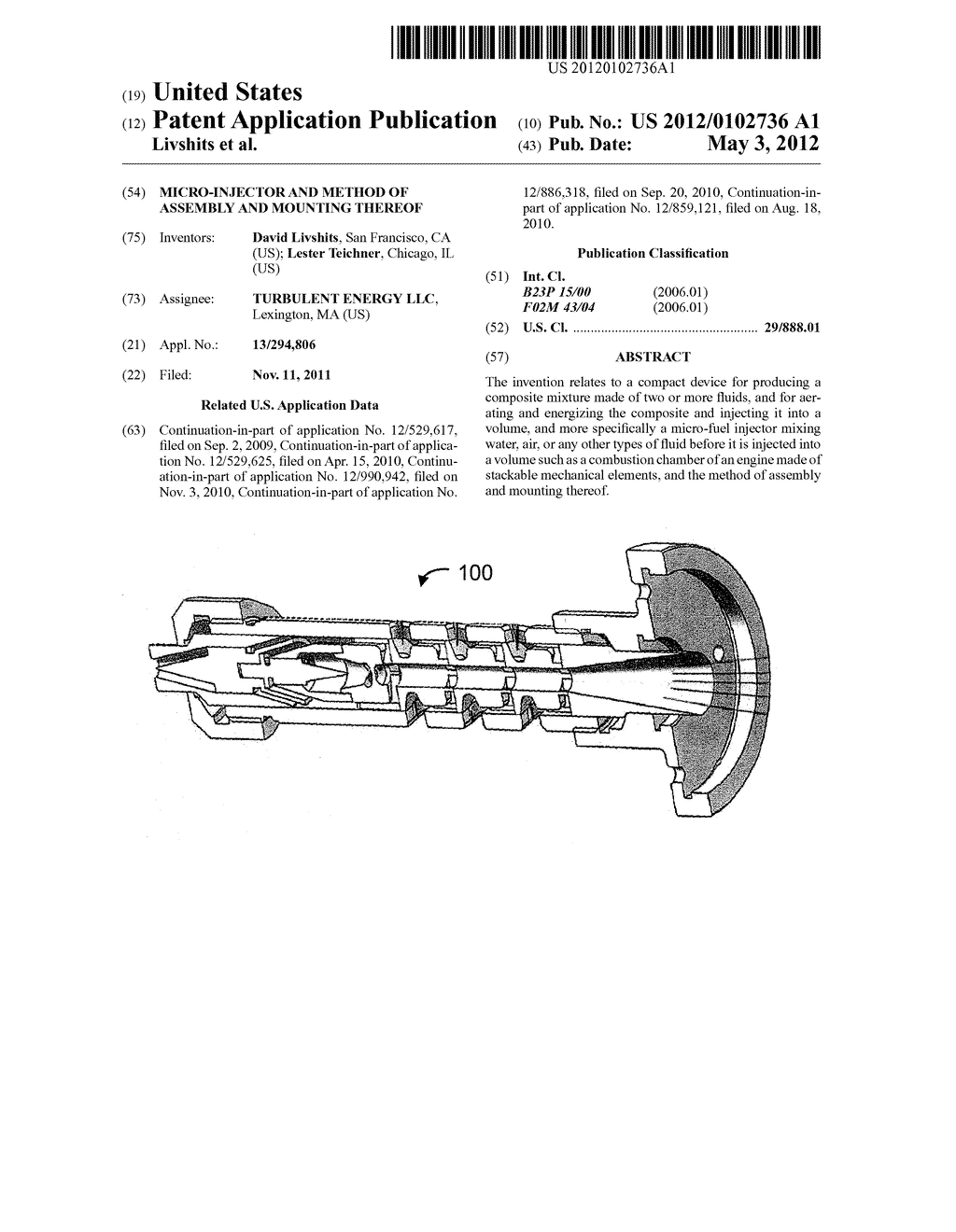 MICRO-INJECTOR AND METHOD OF ASSEMBLY AND MOUNTING THEREOF - diagram, schematic, and image 01