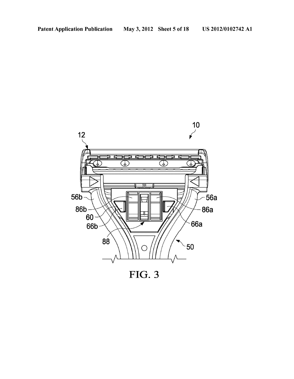 HAIR REMOVAL DEVICE WITH REMOVABLE PERSONAL CARE BOTTLE - diagram, schematic, and image 06