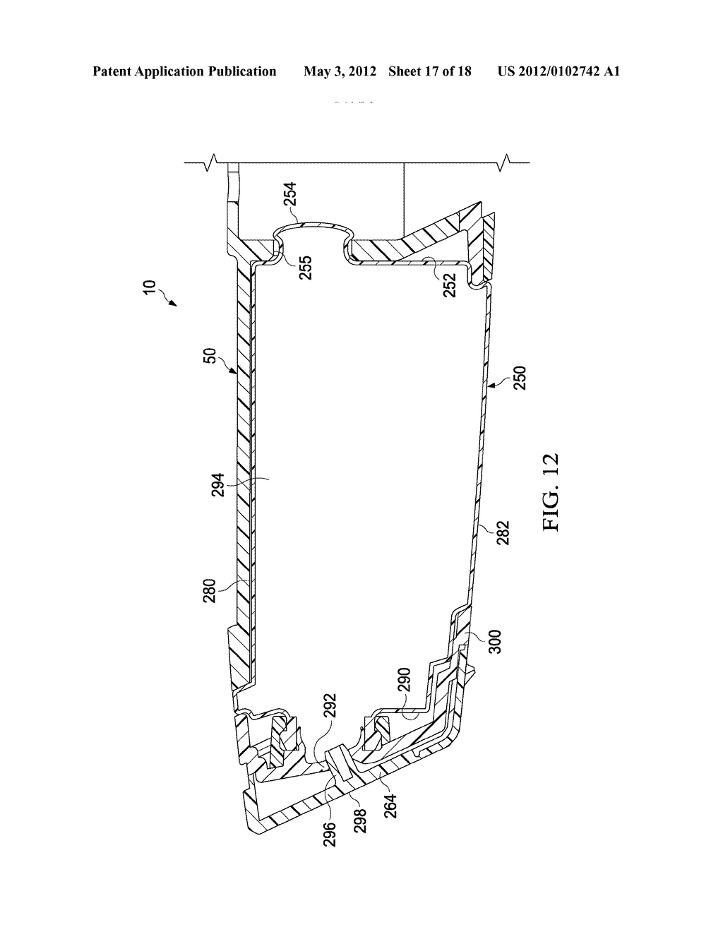 HAIR REMOVAL DEVICE WITH REMOVABLE PERSONAL CARE BOTTLE - diagram, schematic, and image 18