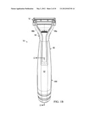 HAIR REMOVAL DEVICE WITH CARTRIDGE RETENTION COVER diagram and image