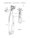 HAIR REMOVAL DEVICE WITH CARTRIDGE RETENTION COVER diagram and image